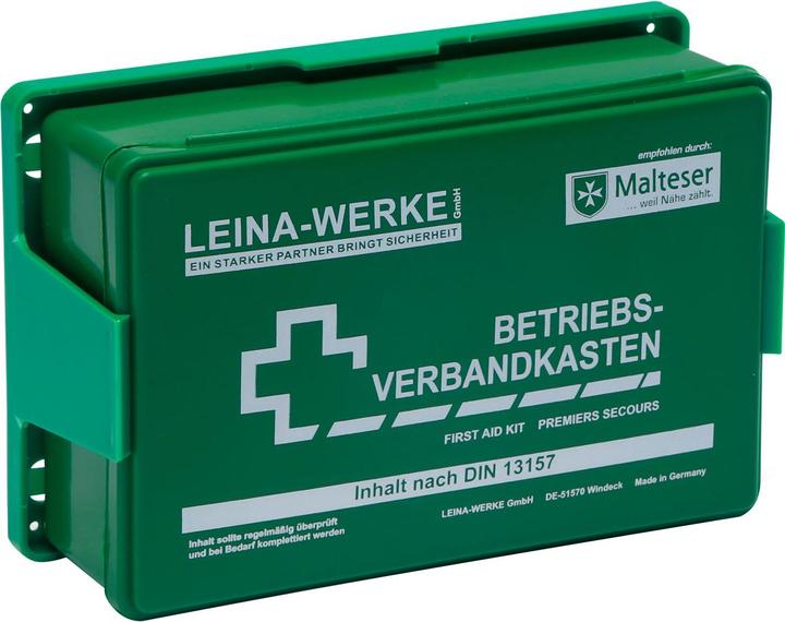 Leina Betriebsverbandkasten, Inhalt DIN 13157, grn (Verbandskasten)