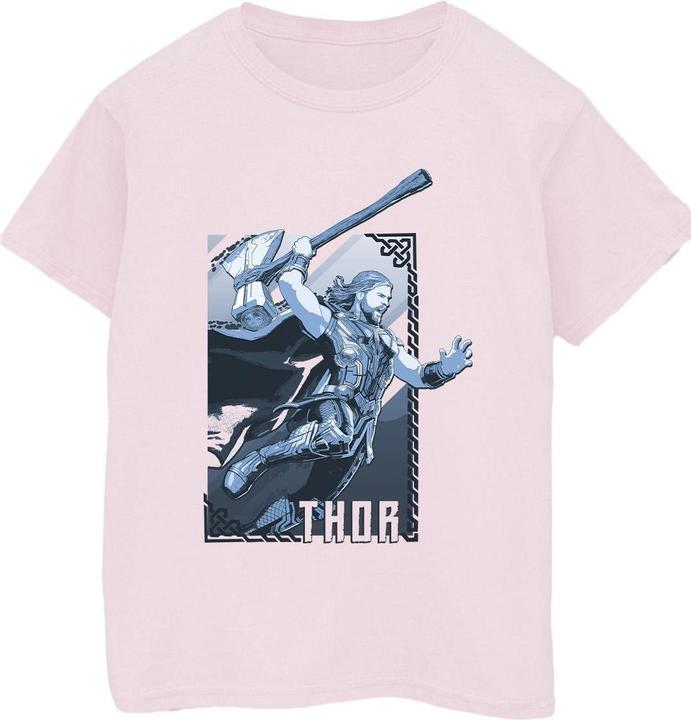 Actual product image Mens Thor Love And Thunder Attack T-Shirt (XL)
