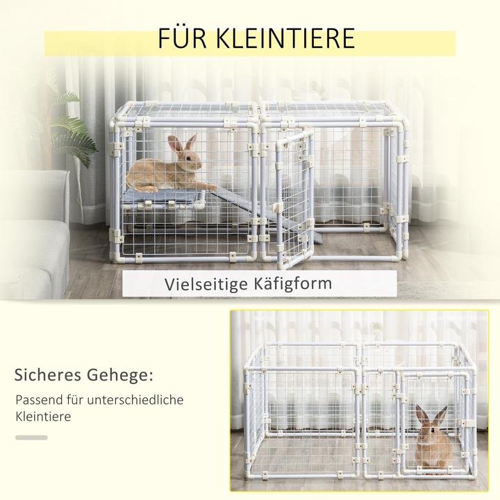 Immagine prodotto PawHut Conigliera per piccoli animali con funzione fai da te