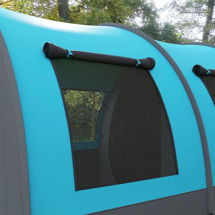 Actual product image Swisshandel24 Tunnelzelt Campingzelt für 6 Personen, 2 Räume, 3000mm Wassersäule (Tunnel tent, 6 persons)