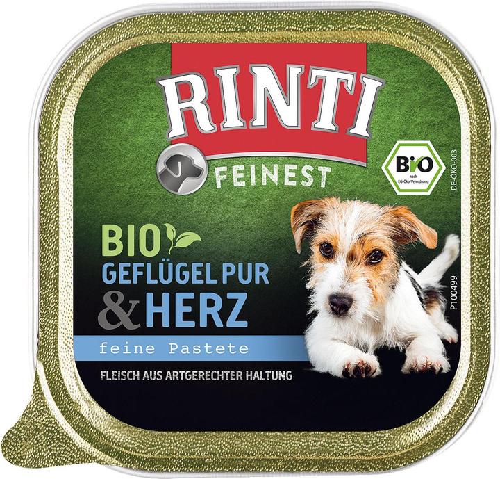 Produktbild Rinti Bio Geflügelherzen (Adult, 1 Stk., 150 g)