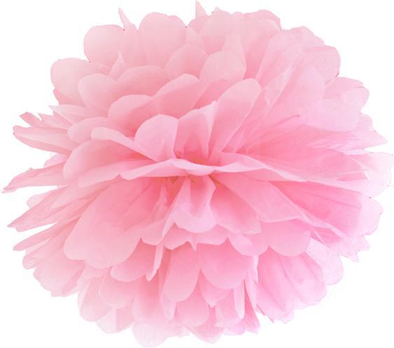 Produktbild Partydeco Tissue paper Pompom, light pink, 25cm (1 pkt / 1 pc.)
