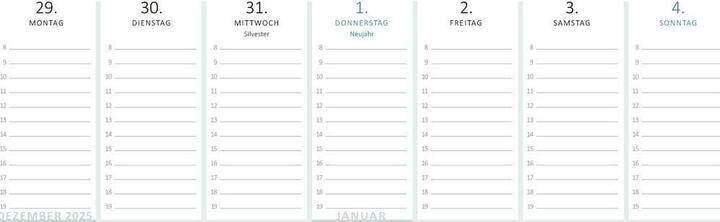 Produktbild Tischkalender Kluge Frauen, die die Welt und uns inspirieren 2026 (30 x 11.5 cm, Harter Einband, Deutsch)