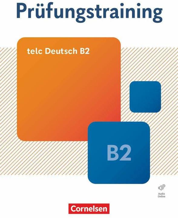 Actual product image Prüfungstraining DaF, B2, telc Deutsch B2, Übungsbuch mit Lösungsbeileger und Audio-D (German, Dieter, Men, 2024)