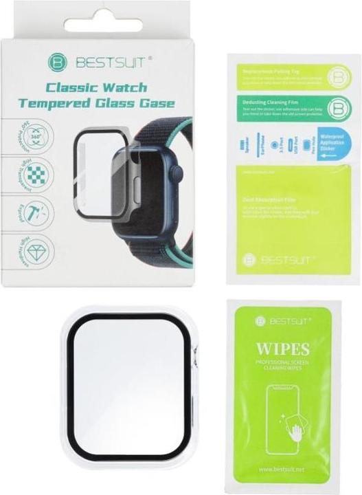 Image du produit Bestsuit Screen protection Case with Hybrid Glass for Apple Watch 10 46mm - transparent