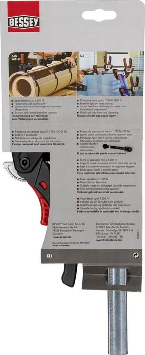 Image du produit Bessey Pince à lumière KLIKLAMP KLI16 (160 mm)