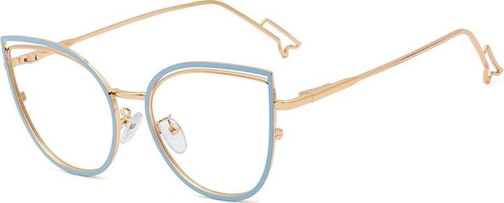 Image du produit Techsuit - Anti-Blue Light Glasses Reflex Metal (F95597-C3) - Butterfly - Blue