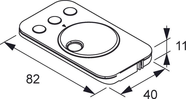 Immagine prodotto L&S 1 canali radiocomando, binaco (8.20 cm)