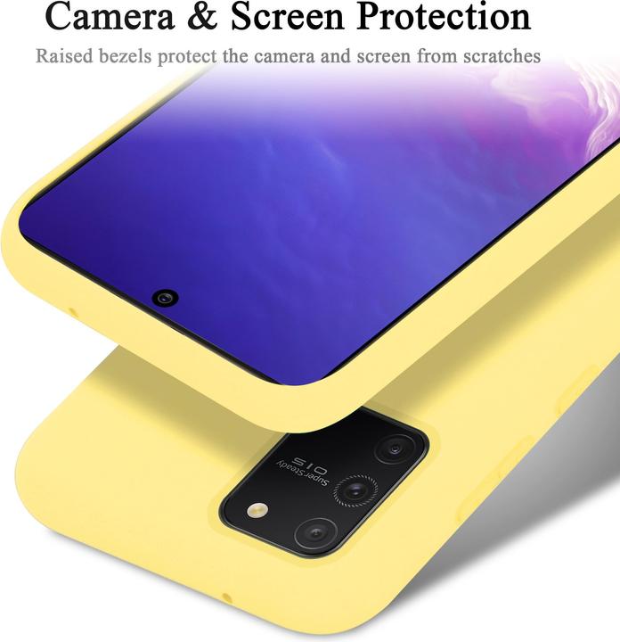 Actual product image Cadorabo TPU Liquid Silicone Case Cover (Samsung Galaxy A91, Samsung Galaxy S10 Lite)