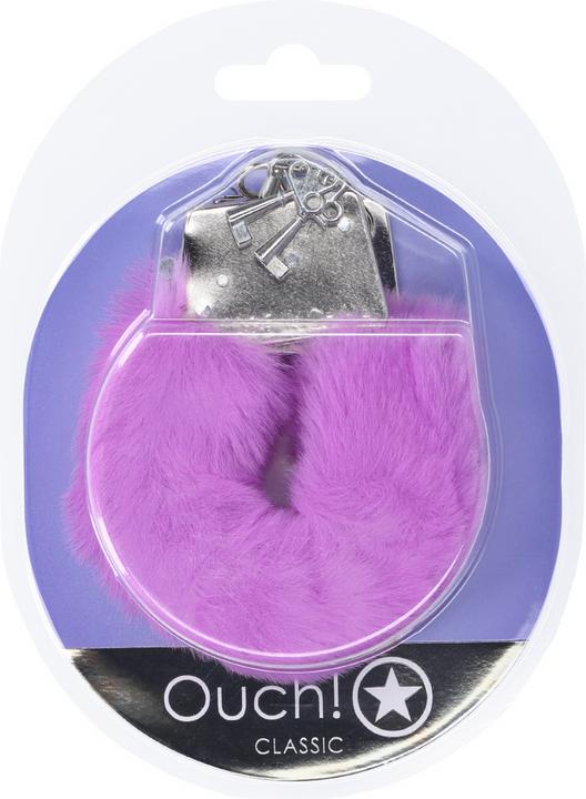 Immagine prodotto Ouch! Classic Fluffy Handcuffs - Purple