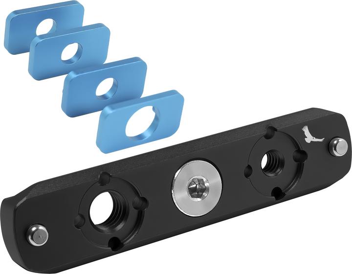 Actual product image Kondor Blue Monitor Cage 3.5" NATO Rail (Space Gray) (Monitor screen)