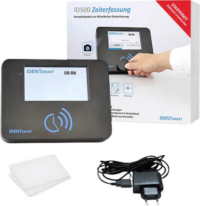 Produktbild IDENTsmart Zeiterfassung Starter Kit ID500 (inkl. 25x RFID Card)