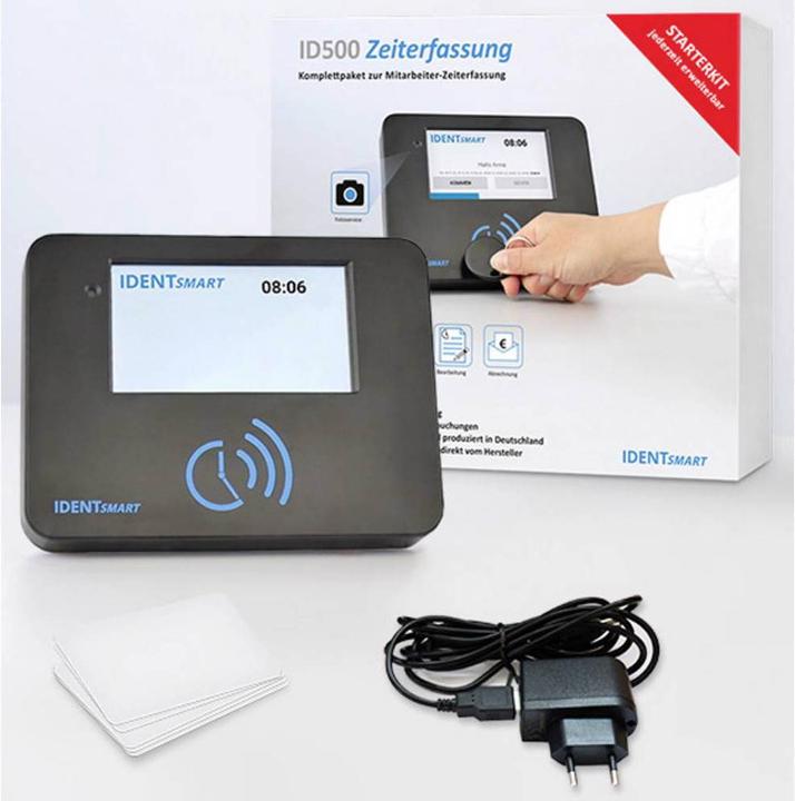 Produktbild IDENTsmart Zeiterfassung Starter Kit ID500 (inkl. 25x RFID Card)
