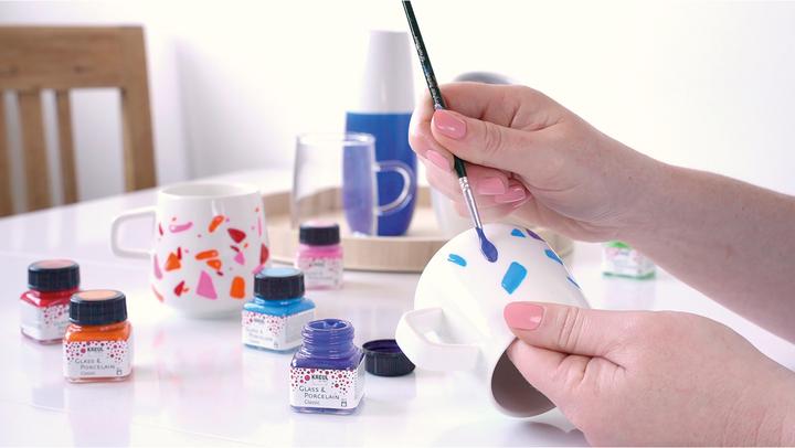 Image du produit Kreul Peinture pour porcelaine "Glass & Porcelain" Color Living Set (Multi, 120 ml)