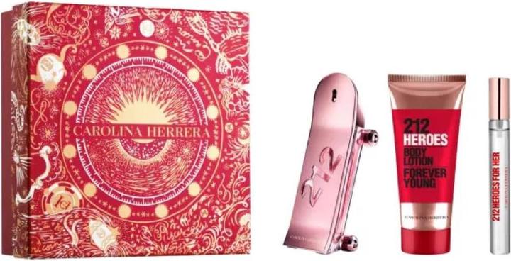 Produktbild Carolina Herrera 212 Heroes For Her EdP 80ml Set 3 Artikel Christmas 2023 (Parfum set)