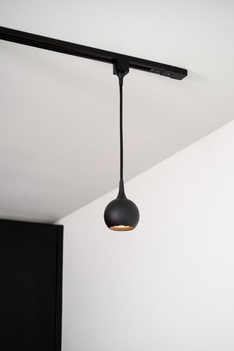Actual product image Lucide TRACK FAVORI pendant - Track system - 1xGU10 - Black 09956/01/30 (GU10)