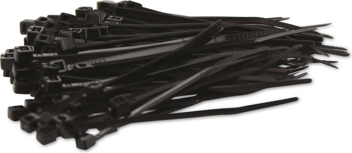Actual product image KSS Range of cable ties polyamide 6.6, black, 75x2.4, UV-resistant, 100 pcs. (Plastic cable ties, 75 mm, 100 pcs.)