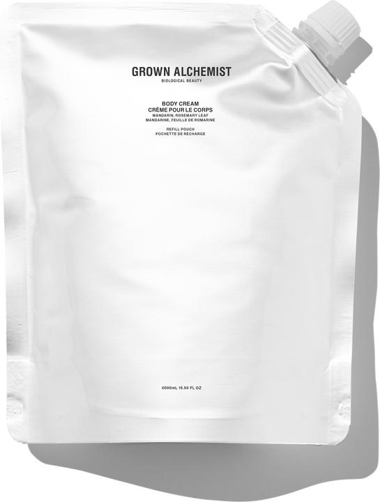 Image du produit Grown Alchemist GROWN Beauty Body Cream : Recharge de feuilles de mandarine et de romarin (Crème pour le corps, 500 ml)