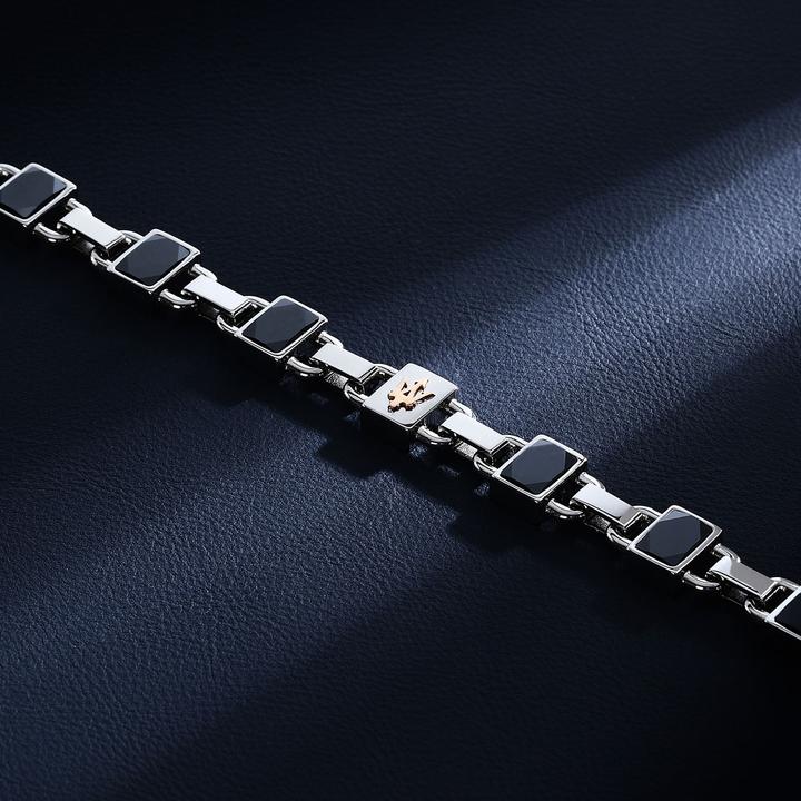 Produktbild Maserati Ceramic Armband (22 cm, Edelstahl, Keramik)