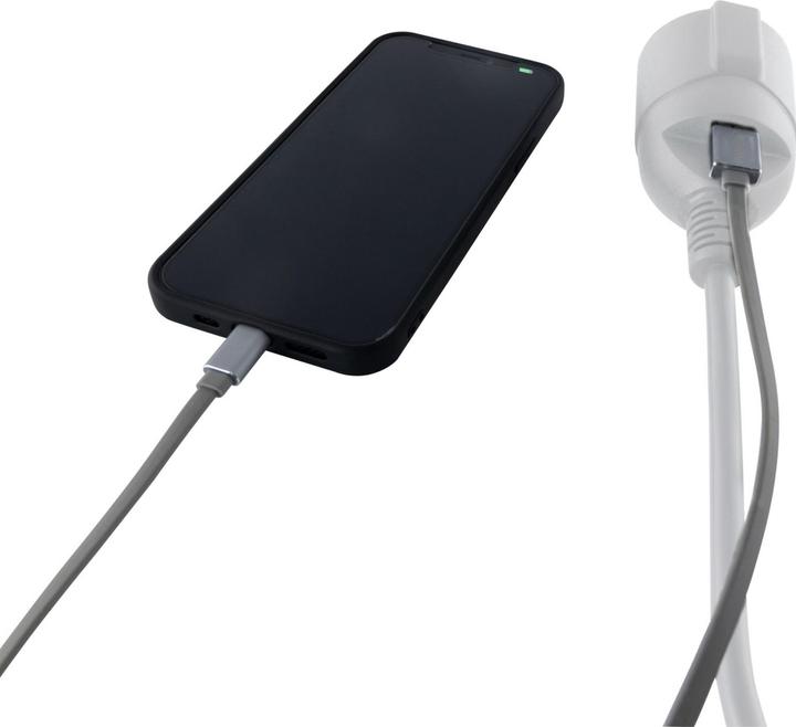 Produktbild REV Schutzkontaktverlängerungs- Kabel 3m mit USB,weiss 0016700114 (3 m, USB-A)
