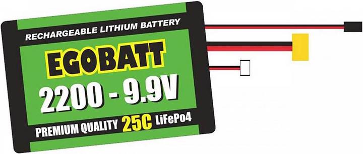 Actual product image Pichler Model making battery pack (LiIon) LiFe battery EGOBATT 2200 9.9V (25C) (9.90 V, 2200 mAh)