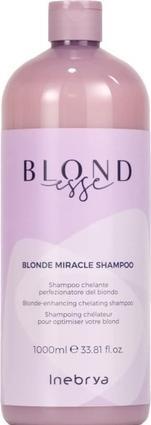 Inebrya Blondesse Blonde Miracle Shampoo odżywczy szampon do włosów blond 1000ml (1000 ml, Flüssiges Shampoo)