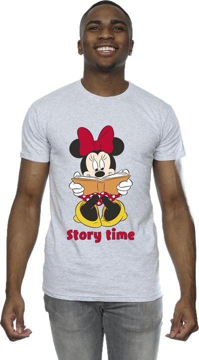 Actual product image Disney Mens Minnie Mouse Story Time T-Shirt (4XL)