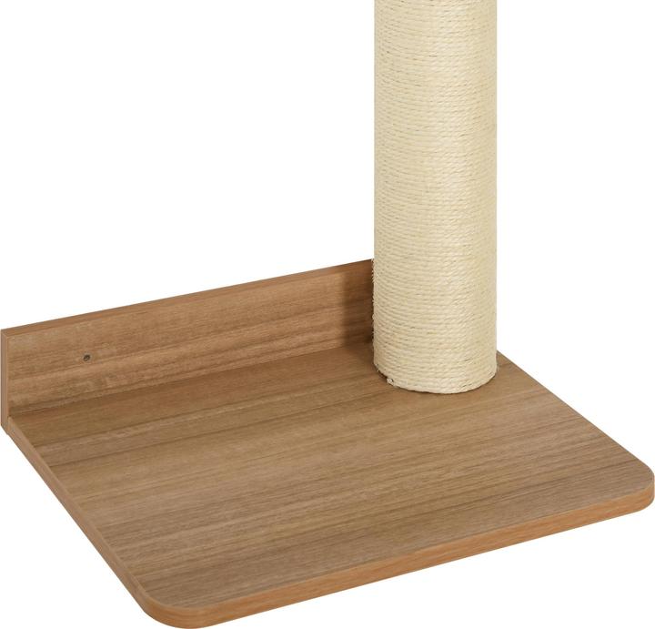 Produktbild PawHut Kratzstange zur Wandmontage (63 cm, Natur)
