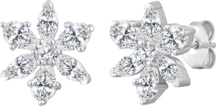 Rafaela Donata Damen Ohrstecker Blume - 37602 (Sterling Silber)