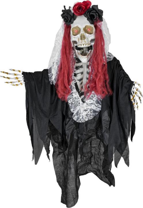 Actual product image Europalms Halloween figure skeleton La Catrina, animated, 100cm
