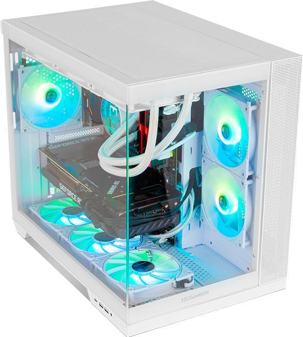 Actual product image Nox Hummer Astra Neo White (ITX, ATX, mATX)