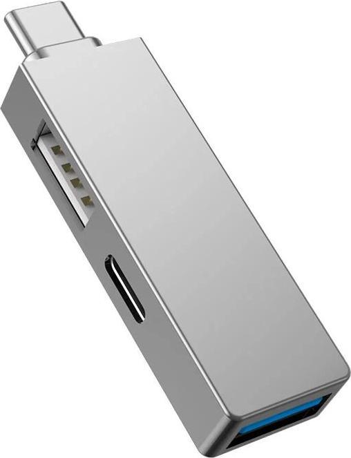 Produktbild Wiwu Converter T02 Type-C to 2xUSB 3.0 adapter Silver (USB-C)
