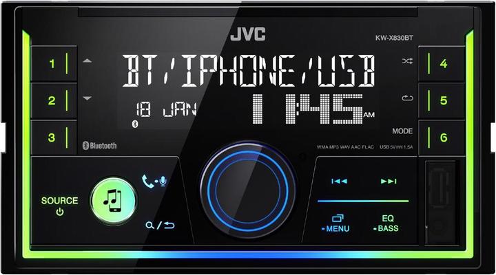 Actual product image JVC KW-X830BT