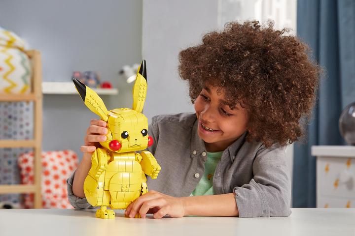 Actual product image Mega Construx Pokemon Jumbo Pikachu