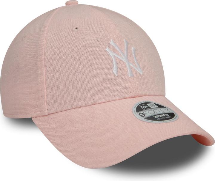 New Era 9Forty Damen Cap - Leinen New York Yankees Rosa