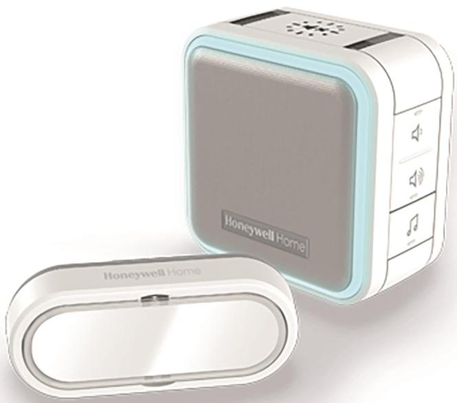 Image du produit Honeywell DC515SL Kit de carillon sans fil 150m 6 tonalités, 84dB, HALO (Funk)