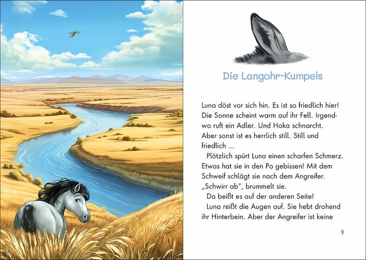 Actual product image Loewe Wildpferde - mutig und frei (Band 4) - Der verschwundene Mustang (German, Sabine Giebken, Tobias Goldschalt, 2024)