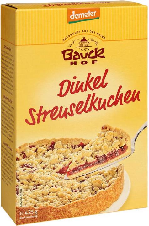 Produktbild Bauckhof Dinkel Streuselkuchen Backmischung Bio (425 g)