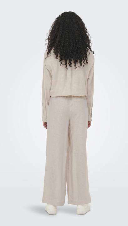 Immagine prodotto Only Pantaloni a vita alta in misto lino (XL)
