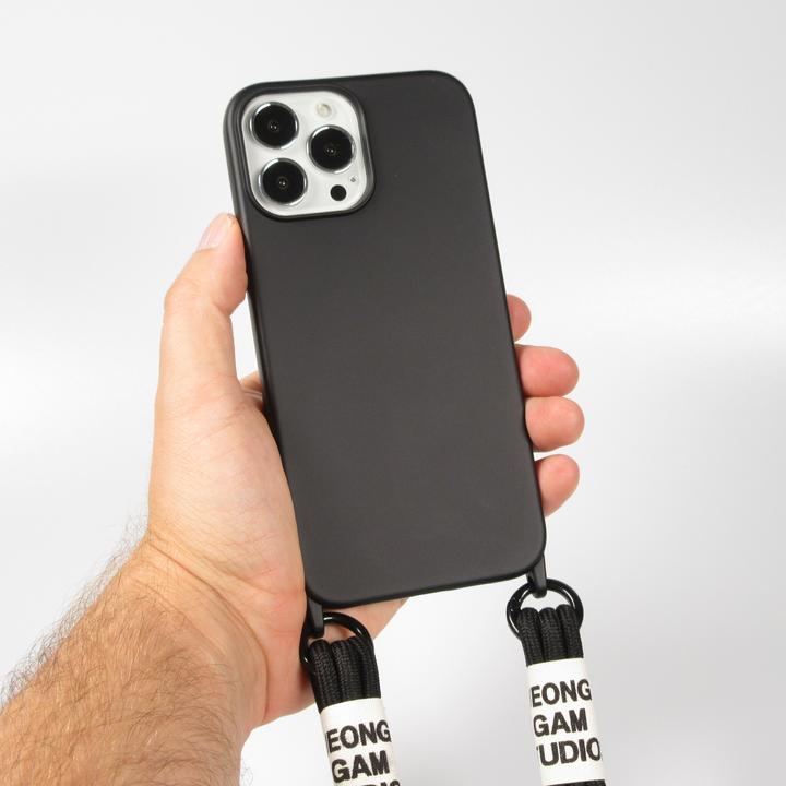 Immagine prodotto PhoneLook Manica Silicone Moda Jeong Gam Studio Ridere spesso con collo Cordone (Apple iPhone 13 Pro)