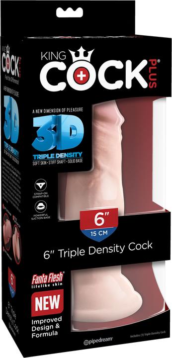 Produktbild Pipedream King Cock Triple Density Cock 6"