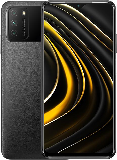 Xiaomi Poco M3 (128 Go, Power Black, 6.53", Double SIM + SD, 48 Mpx, 4G)