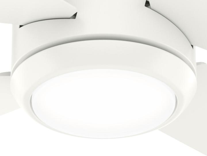 Actual product image Hunter Fans DC Deckenventilator Greta Weiss mit LED & Fernbedienung (45 dB)