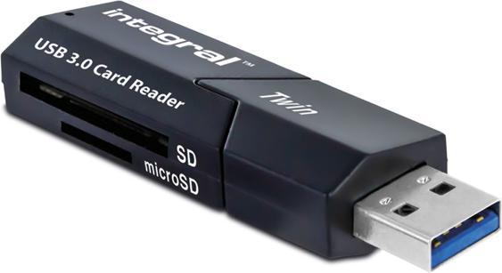 Actual product image USB 3.0 TWIN CARD READER Card Reader USB 3.2 Gen 1 (3.1 Gen 1) (USB)