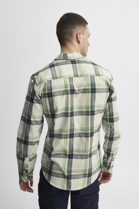 Actual product image Blend Long sleeve plaid shirt with pocket (XL)