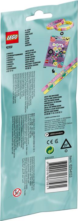 Actual product image LEGO Ice Cream Friendship Bracelets (41910, LEGO Dots)