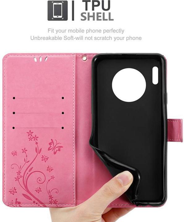 Produktbild Cadorabo Flower Book Cover (Huawei Mate 30 Pro)