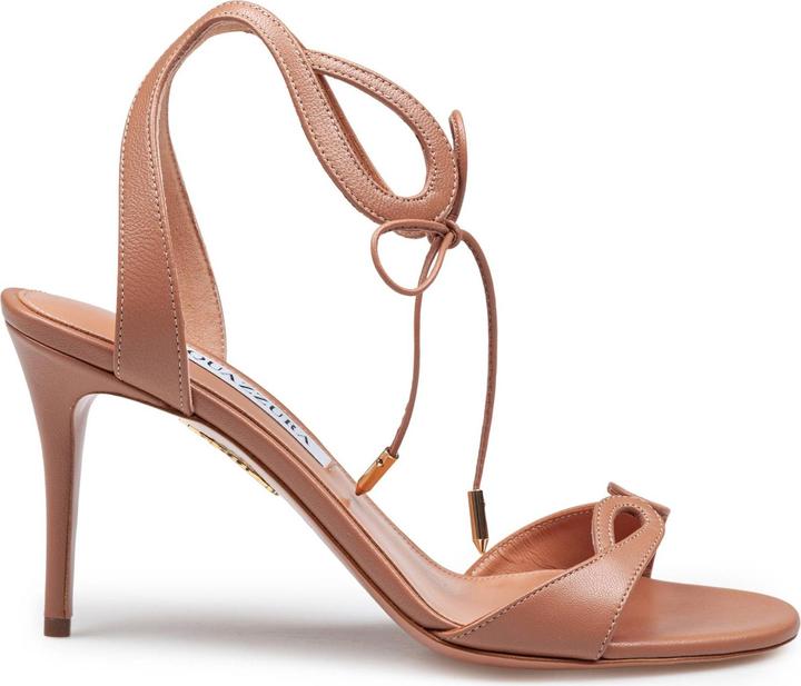 Produktbild Aquazzura Aquazzurra tessa 85 leather sandal in nude color (36)