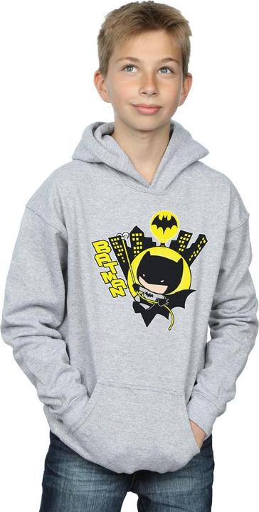 Actual product image Boys Chibi Batman Swinging Hoodie (152, 158)