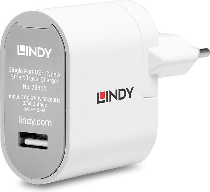 Produktbild Lindy 73304 Ladegerät für Mobilgeräte Indoor Weiss (12 W)
